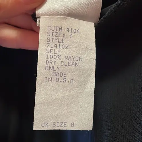 Tadashi Shoji Black Seaton Chiffon Panel Pant