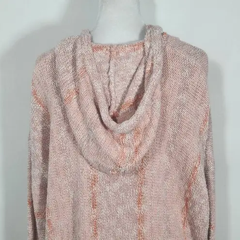 Rip Curl  Pink Boho Hoodie Sweater Size Medium Boho Pink Sweater Baja Pullover