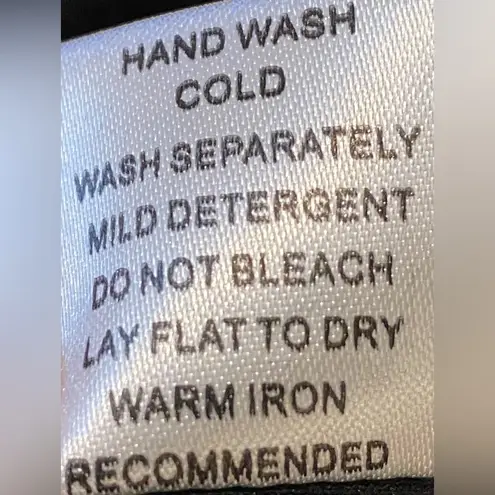 Joy Joy Black Long Sleeve Keyhole Open Back Turtleneck Dress Women's Sz Small