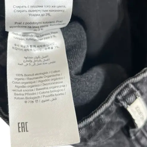 BY MALENE BIRGER Milium Black Denim Jeans Size XS Mid Rise Straight Fit