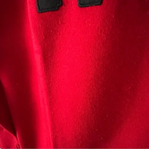 Tultex Vintage 80s 90s Scottie Dog Sz M Sweatshirt Red Collar Heart USA Made