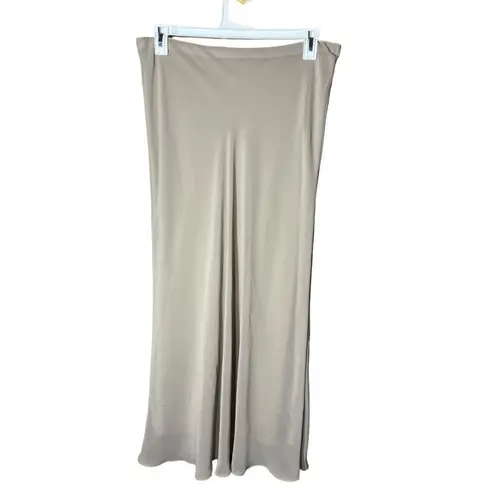 Alex Evenings Vintage Cream Chiffon Maxi Skirt Size M