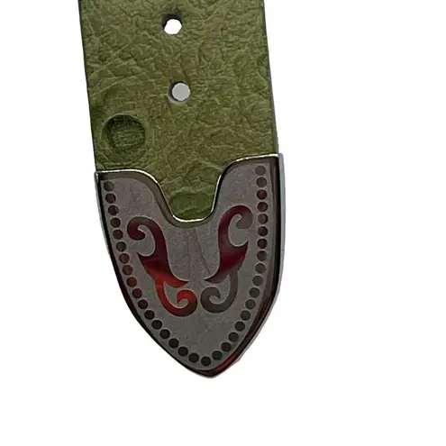 Montana Watch MT911 Green Leather Band Rhinestones Mother Pearl Face Western NEW