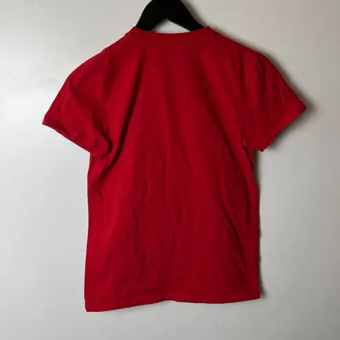 Los Angeles Apparel 2017 Maroon 5 T Shirt Womens Red Small S Graphic Tee Pop Band 100% Cotton Solid