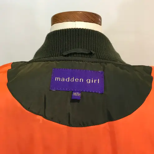 Madden Girl Puffy Bomber Jacket