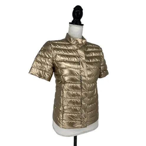 J. McLaughlin  Sarabeth Puffer Jacket Gold