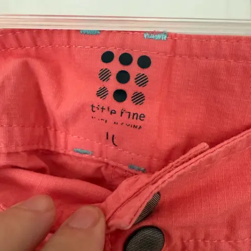 Title Nine Brash Coral Mid-Rise Stretch Capri Pants Size 10