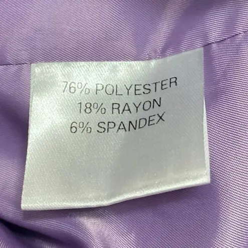 The Frankie Shop Women's Purple Long Sleeve Notch Blazer Coat Suit Jacket Sz 12