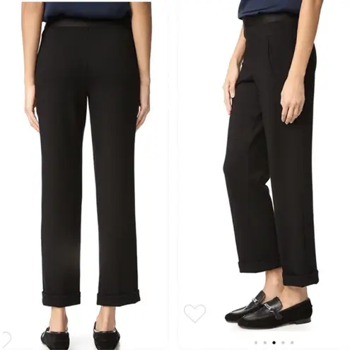 Bailey 44 cuffed Ponte pants, Corporate Crop pull on stretch Ponte knit size xs