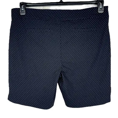 Hilary Radley X-Large Bermuda Shorts Pull-On Pockets Stretch Hi-Rise Slit Black