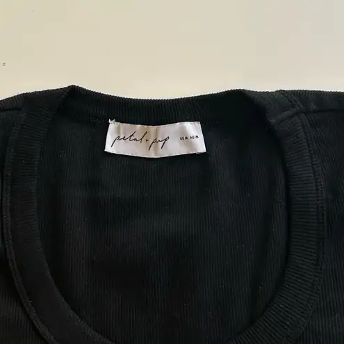 Petal and Pup Womens Solene Knit Top, Black, Size Medium, NWOT
