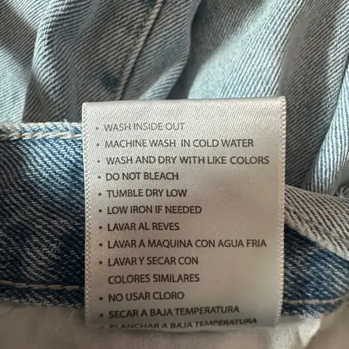 Kancan Kyla Ultra High Rise 90's distressed Baggy jeans size 13/30 Blue