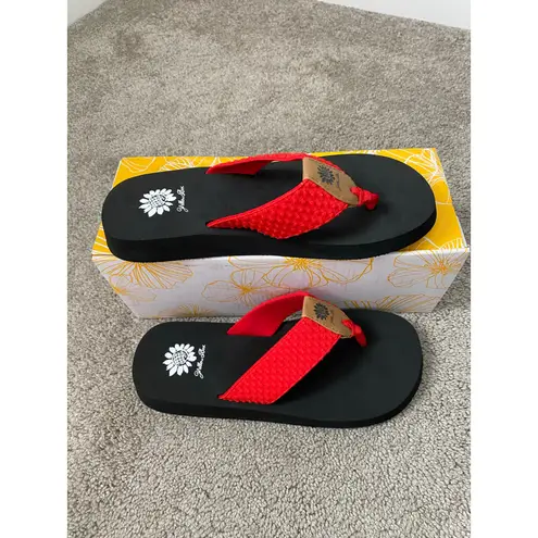 Yellow Box New Falava Red Women's Sandals Size 8.5