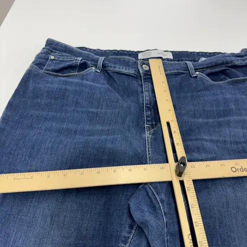 Signature Levi Strauss & Co Jeans Womens 12 Blue Mid Rise Bootcut Stretch Denim