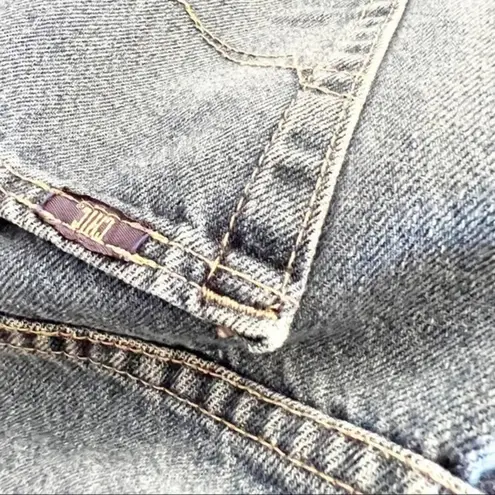 Vintage Chic Mom Jeans Plus Size 18 Cotton Denim High Waist Cheeky Bootie 90s Blue