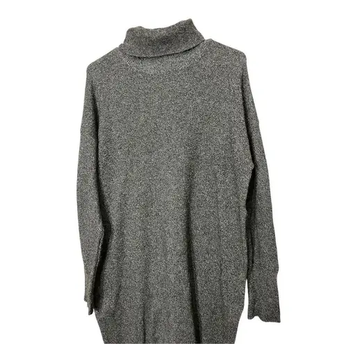 VERO MODA Gray Long Sleeve Midi Sweater Dress Size M Turtleneck