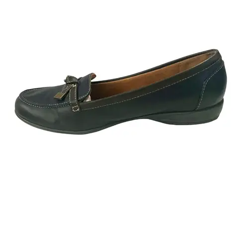 Natural Soul Naturalizer GRACEE Bow Blue Flat Loafers All Through Comfort 9.5 M