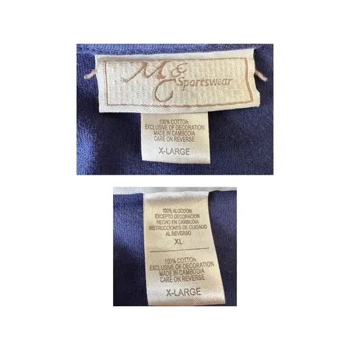 Vintage M C Sportswear Patriotic Tee Top XL T Navy Rabbit Labor Day Ju… Size undefined