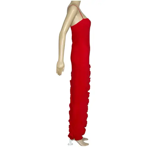 Majorelle Montauk Rosette Gown, Red, XS