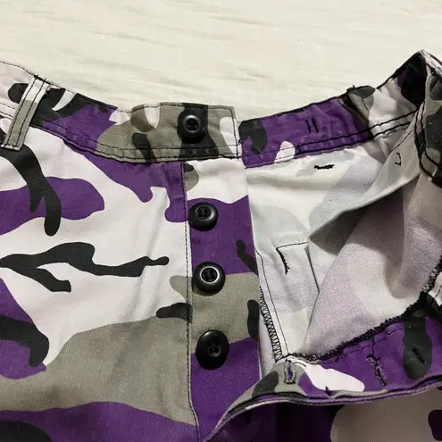 Purple Camo Cargo Pants