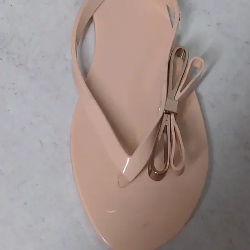 Melissa Pink Sandals Thong Flip Flop Bow – Size 10