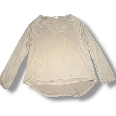 NWOT Dylan by True Grit Women's Glacier Luxe Suede Knit Shirt Size L Size L