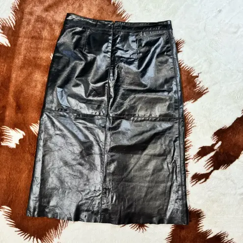 Gap vintage leather skirt