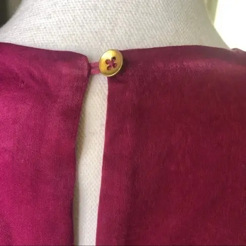 Donna Mizani Revolve Eliza Wrap Dress in Cranberry (Flawed) Size M