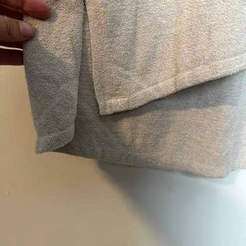 Barefoot Outfitters DREAMS- Cowl Neck Tunic Sweater Cozychic Ultra Lite Knit Cream