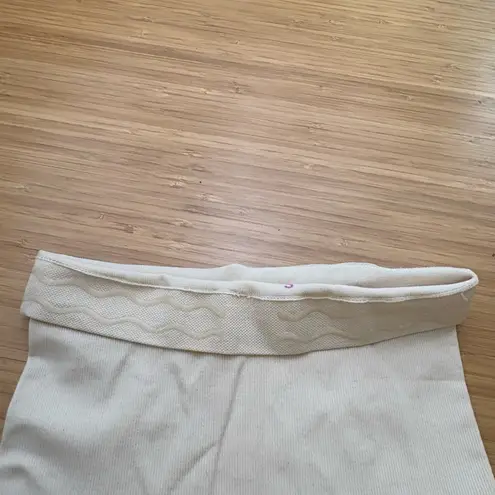 Shapermint Empetua Beige Small High Waisted Shaper Shorts 55020 Shapewear Light