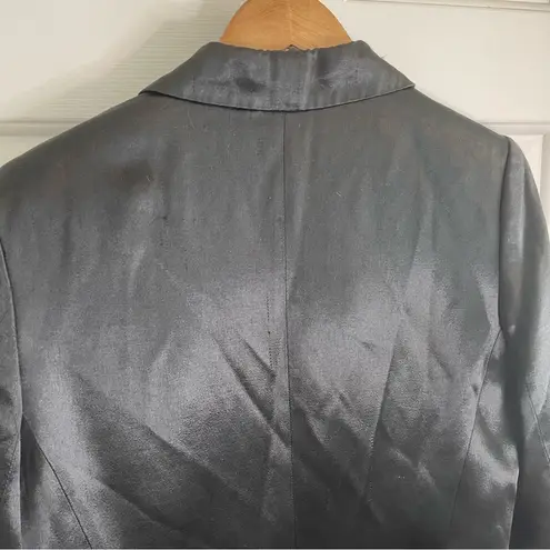 Anne Brooks dark romantic Women's Blazer Size 12 vintage dark academia Black