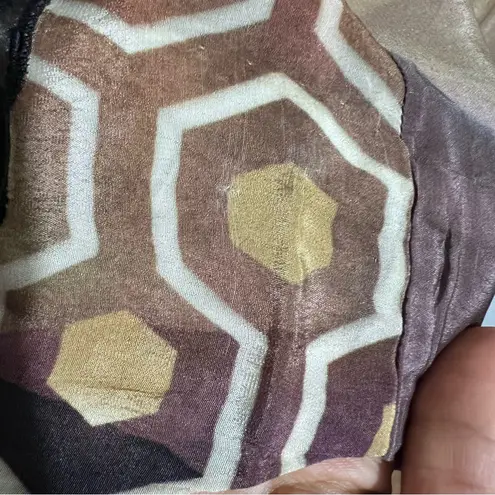 Yellow and Black Geometric Dress :Box L: Size XS