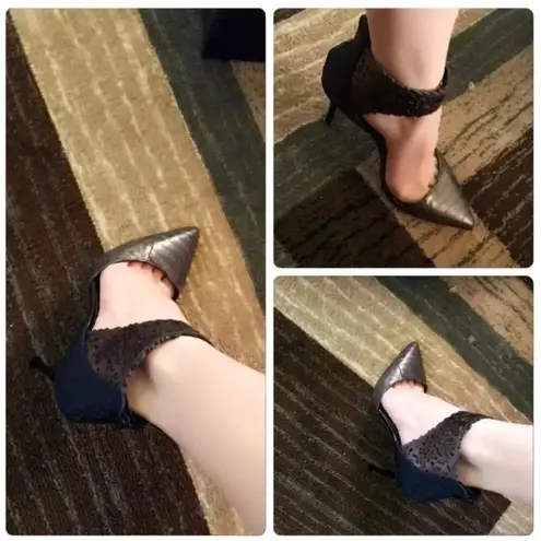 Dolce Vita Kain Pewter Leather Pump SZ5 Size 5