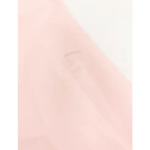 Vintage Sheer Pleated Blouse in Light Pink | Size L Size L