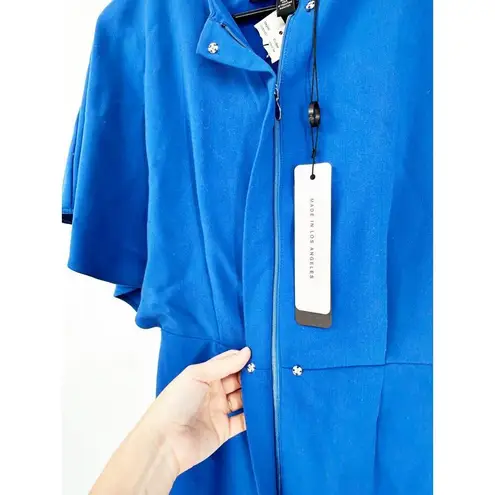 Black Halo Holland Sheath Dress in Cobalt Shoreline Blue Size 2 NEW