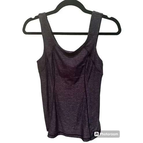 Lululemon  Run Free Tank Black Swan Size 4