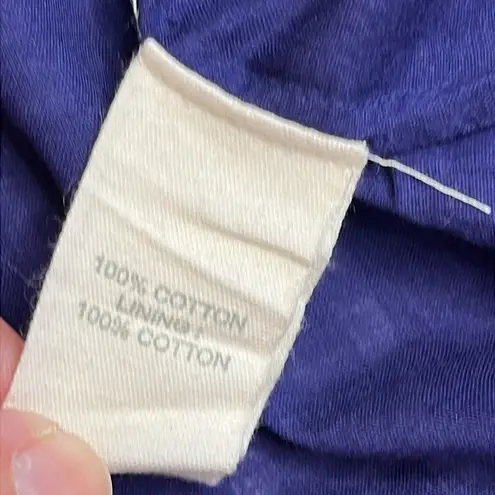 Anthropologie NWT  FOREVER THAT GIRL PUFF SLEEVE MINI DRESS BLUE GINGHAM LARGE