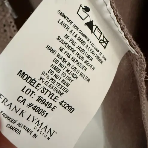 Frank Lyman Beige Snakeskin Print Blazer Faux Suede Size 10 Moto Jacket