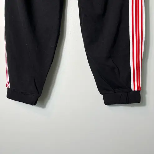 Tommy Hilfiger  Sport women's black cotton blend side stripe sweatpant joggers