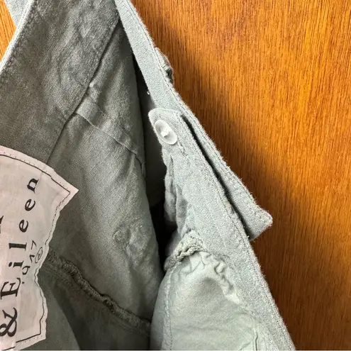 Frank & Eileen Waterford Shorts Linen Blend Light Green 4