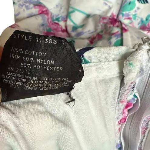 I.N. San Francisco I.N. Vintage 90s Cottagecore Floral Off the Shoulder Princess Party Mini Dress