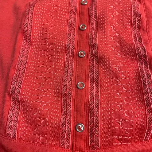 Karen Scott Women's Vibrant Red Blouse