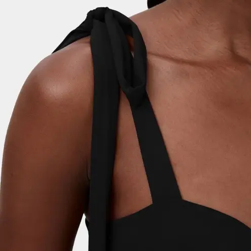 Halara Lace Up Split Hem Dance Midi Dress