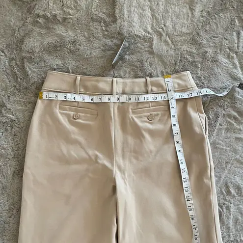 Spiegel NWT Women's Beige Tailored Pants Size 12 Ponte Knit Style 63329 Career