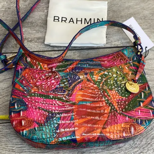 Brahmin  multicolor leather crossbody bag