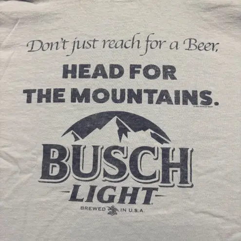 Busch Light Head for The Mountains Oversized T-Shirt Size XXL