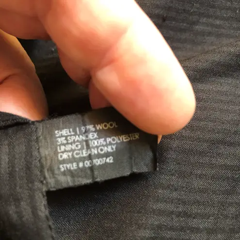 Club Monaco black double breasted blazer suit jacket 0