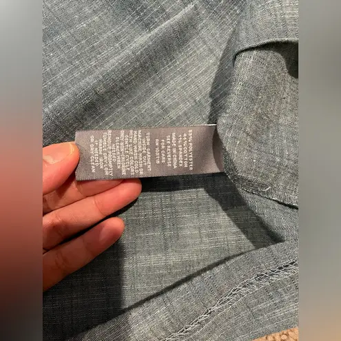 Sharagano Belted Sleeveless Full-Zip Boho Shirt Dress