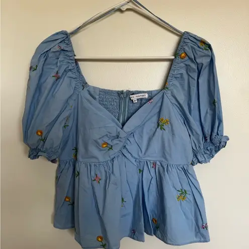 English Factory Embroidered top