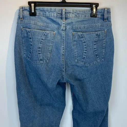 Vintage Fubu Jeans Y2K Boot Cut High Rise High Rise Size 10 Minimalist Blue